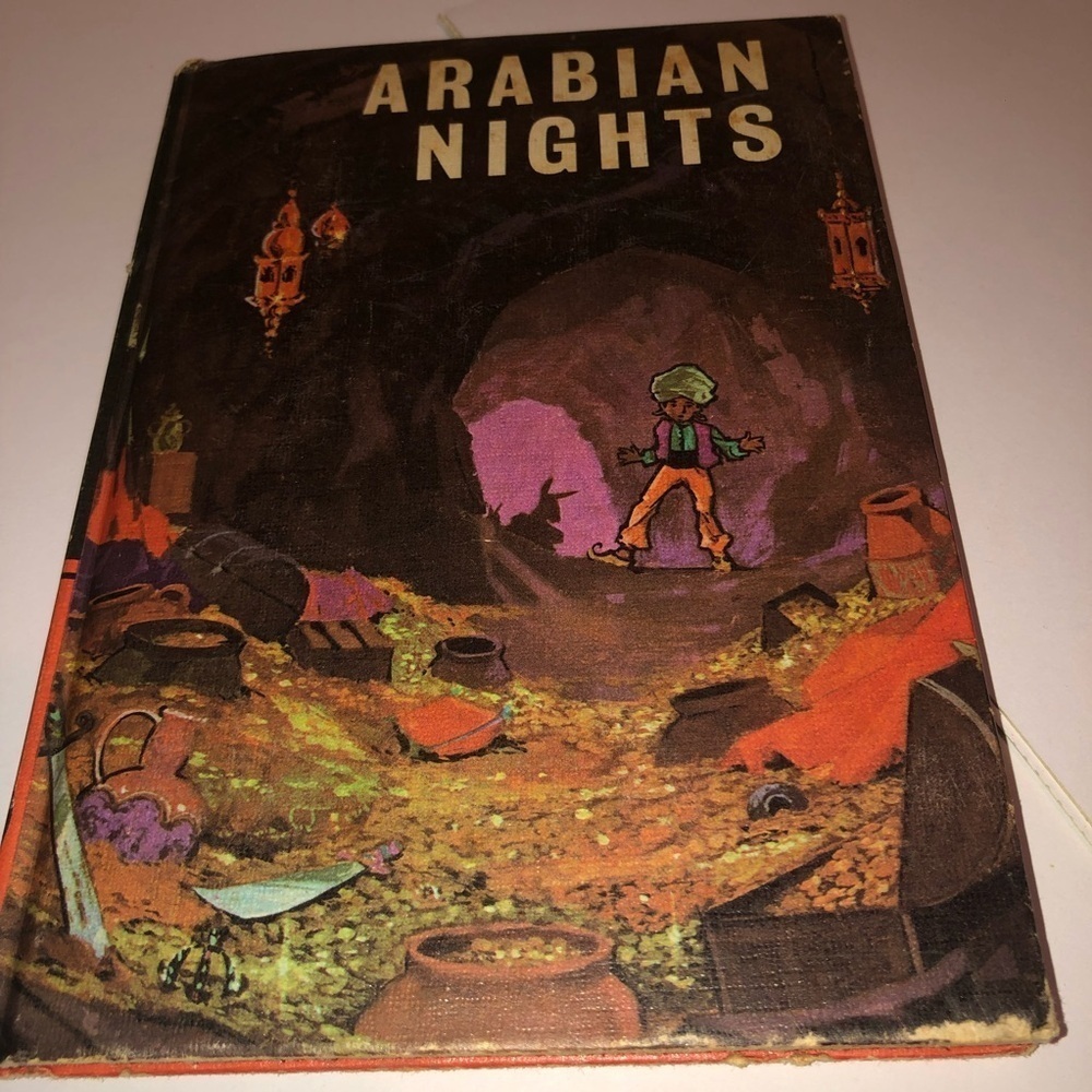 Arabian Nights Illustrated Book - 1970 - a collectible book for every child.